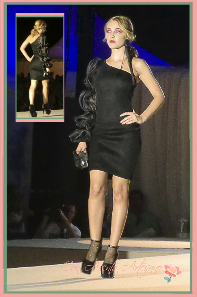 LBD de Maria Avila en Pasarela Pura Moda 2014, coleccion Butterfly