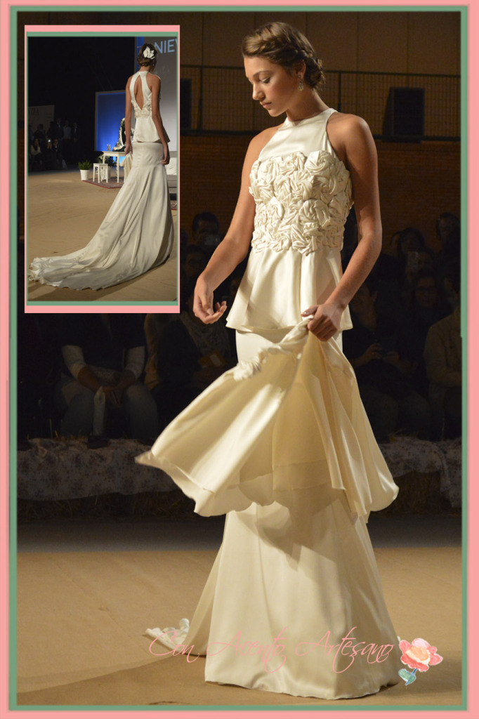 Vestido de novia Nieves Garcia en Novias del Sur, Sevilla de Boda 2014