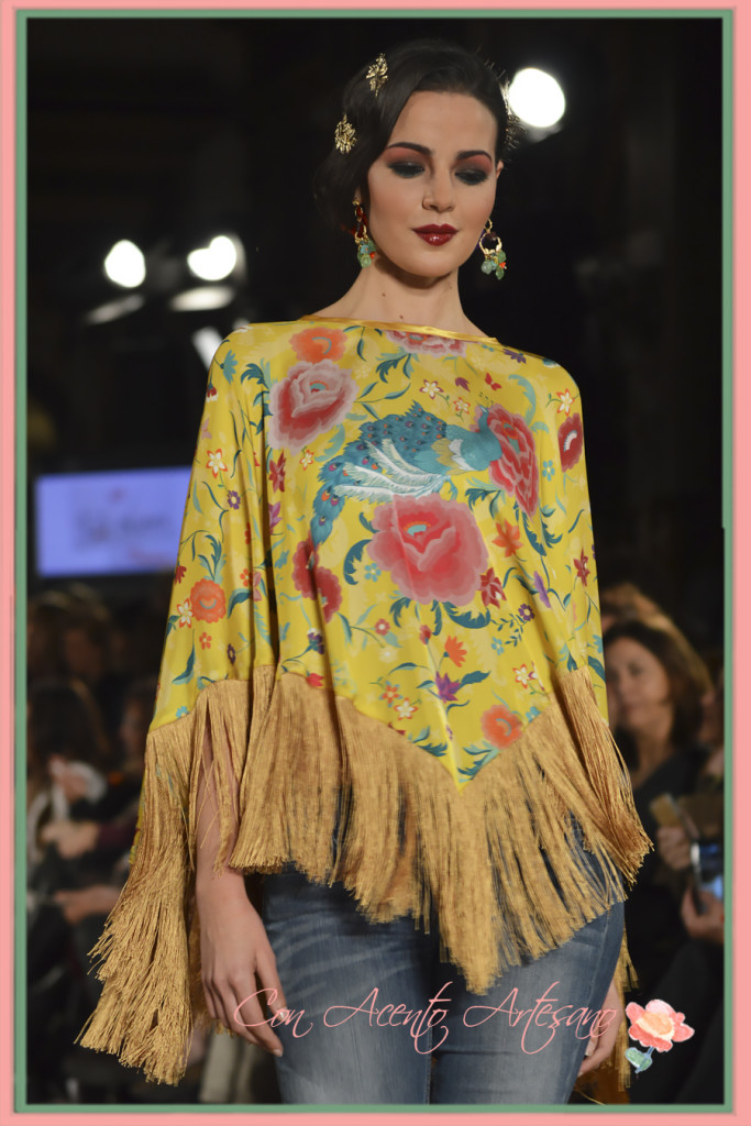 Poncho flecado de Pol Nuñez en We Love Flamenco 2016