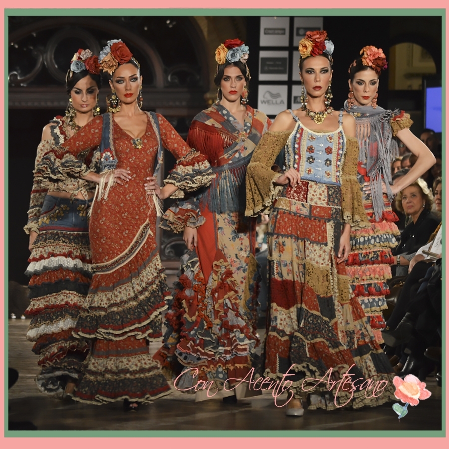 Terán en We Love Flamenco 2016 - Acento Artesano | Trajes de flamenca, Moda, de Novia, Vestidos de Invitadas