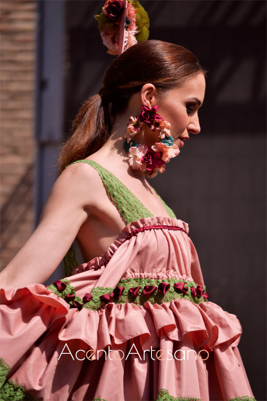 Detalles de la nueva colección de trajes de flamenca  de Rebeca Moda Flamenca