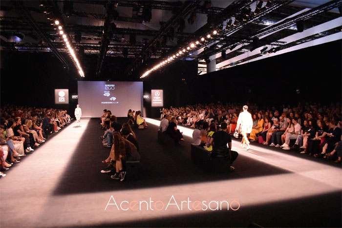 Salón de desfiles del talento nacional en la MBFWMadrid 2019 junto al programa Samsung Innovation Project