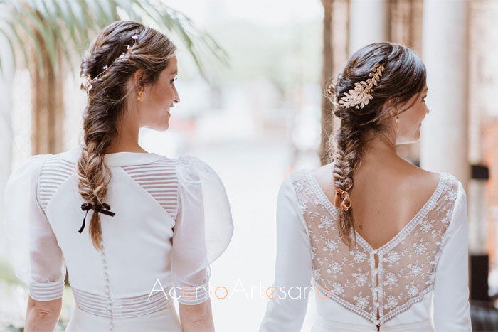 La trenza de sirena para novias y los peinados desmontables de Víctor del  Valle - Acento Artesano | Trajes de flamenca, Moda, Vestidos de Novia,  Vestidos de Invitadas y Belleza